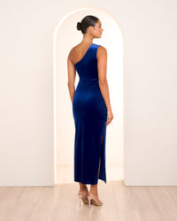 Page One Shoulder Velvet Gown