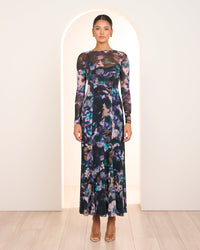 Meera Long Sleeve Maxi Dress