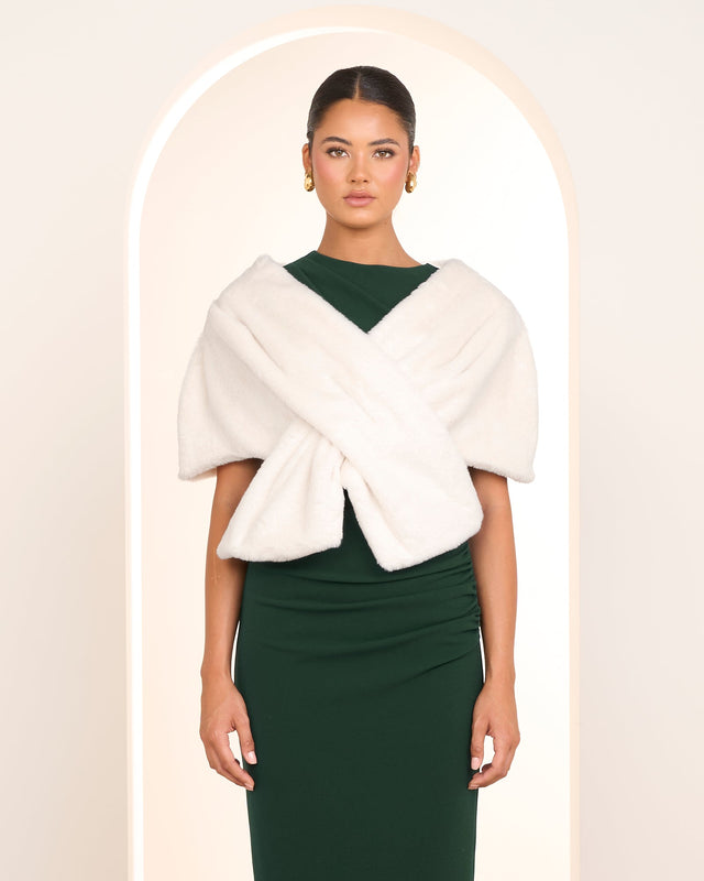 Elina Faux Fur Stole