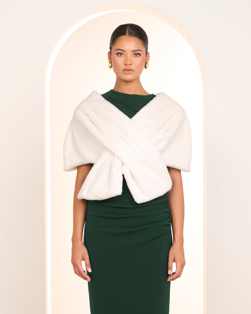 Elina Faux Fur Stole