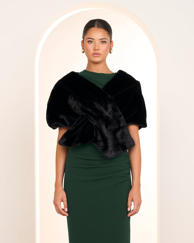 Elina Faux Fur Stole
