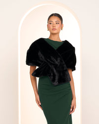 Elina Faux Fur Stole