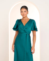 Effie Short Sleeve Maxi Dress