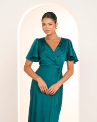 Effie Short Sleeve Maxi Dress