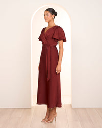 Effie Short Sleeve Maxi Dress