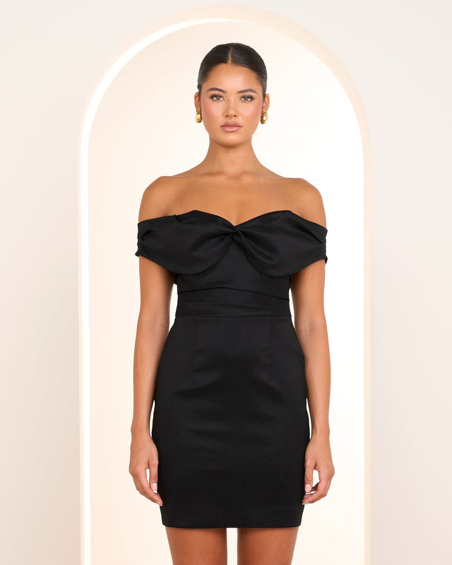Uva Off Shoulder Mini Dress