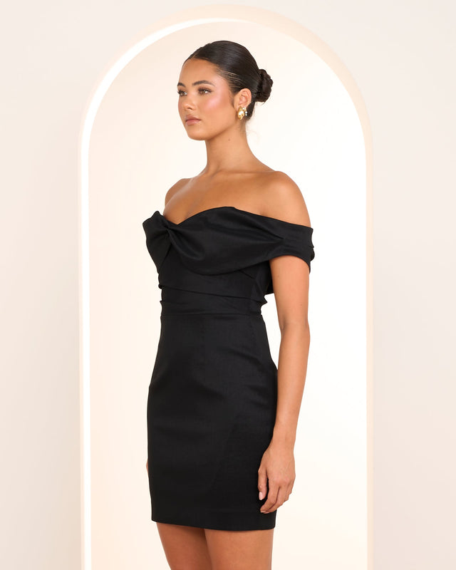 Uva Off Shoulder Mini Dress