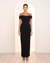 Amir Cold Shoulder Cross Gown