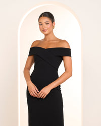 Amir Cold Shoulder Cross Gown