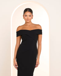 Amir Cold Shoulder Cross Gown