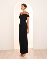 Amir Cold Shoulder Cross Gown
