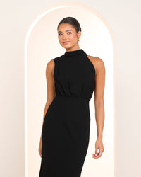 Yuka High Neck Maxi Dress