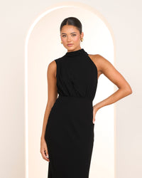 Yuka High Neck Maxi Dress