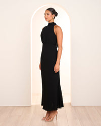 Yuka High Neck Maxi Dress
