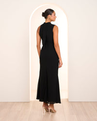 Yuka High Neck Maxi Dress