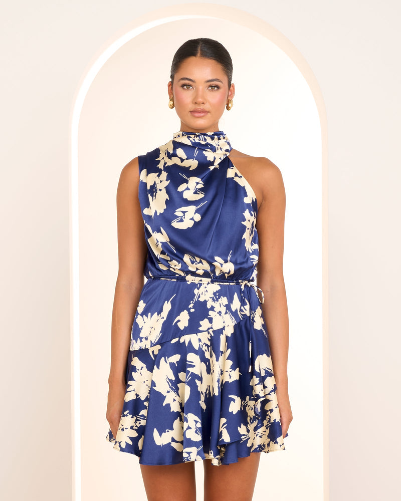 Joyce Frill Hem Mini Dress