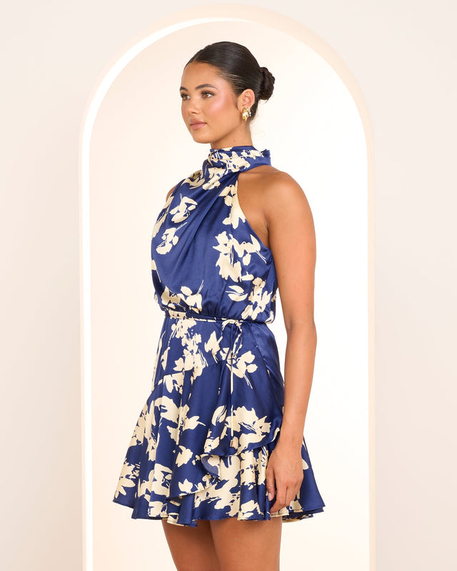 Joyce Frill Hem Mini Dress