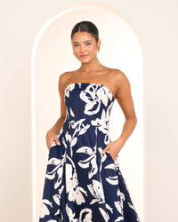 Heili Strapless A-line Dress