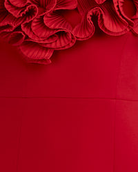 Farley Frill Off Shoulder Gown