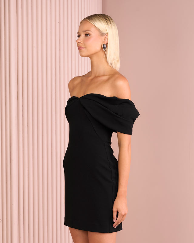 Jerrie Off Shoulder Mini Dress