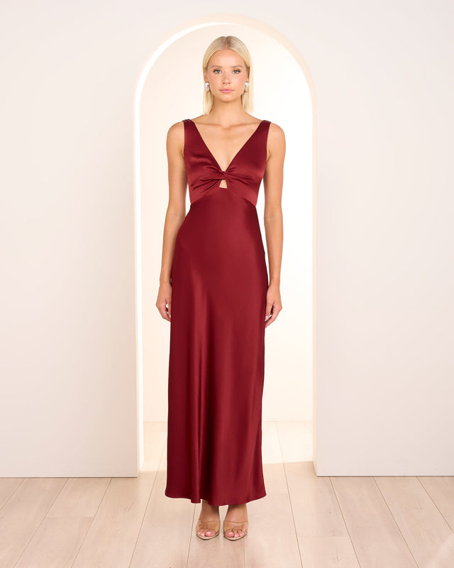 Linda Twist Front Gown