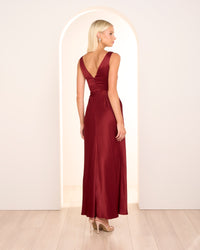 Linda Twist Front Gown