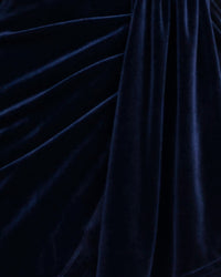 Kenna Wrap Velvet Mini Dress