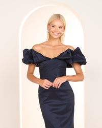 Wylda Off Shoulder Tuck Dress