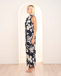 Shaye High Neck Maxi Dress