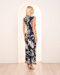 Shaye High Neck Maxi Dress