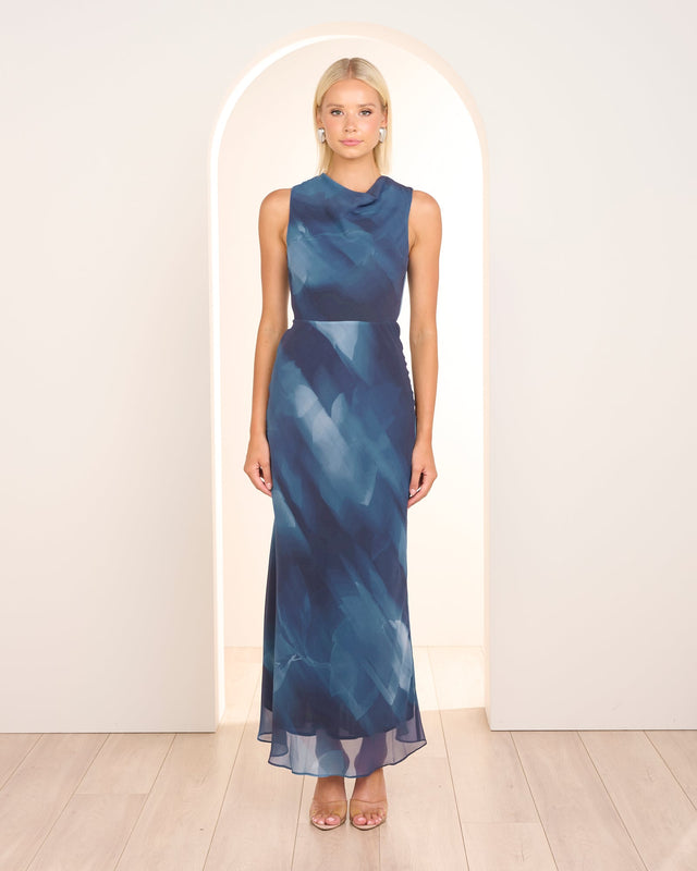 Kara Cowl Neck Maxi Dress