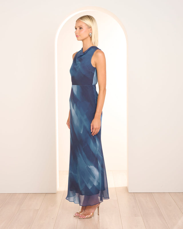 Kara Cowl Neck Maxi Dress