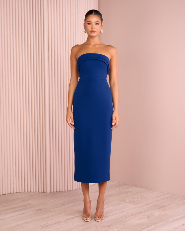 Quilla Strapless Midi Dress