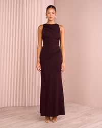 Jarina High Neck Gown