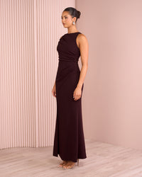 Jarina High Neck Gown