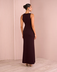 Jarina High Neck Gown