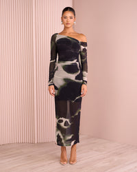 Queeko Off Shoulder Maxi Dress