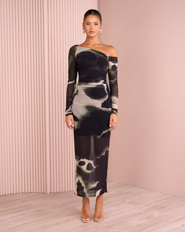 Queeko Off Shoulder Maxi Dress