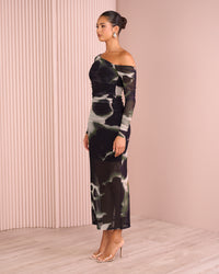 Queeko Off Shoulder Maxi Dress