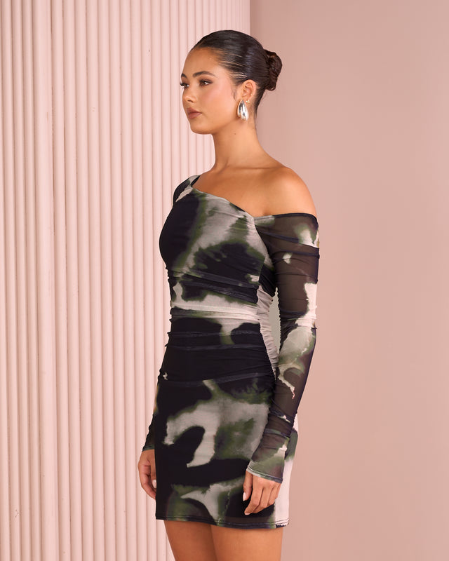 Eartha Off Shoulder Mini Dress