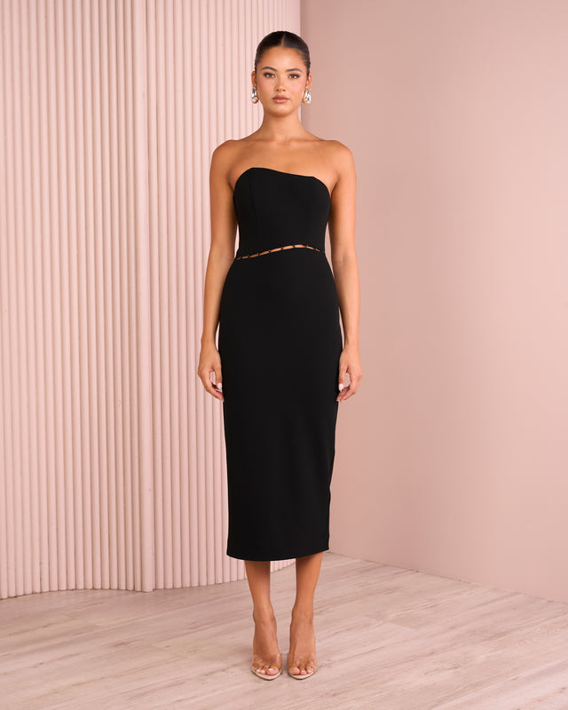 Tilah Strapless Midi Dress