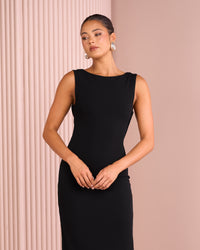 Fayth Back Knotted Maxi Dress