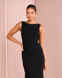 Fayth Back Knotted Maxi Dress