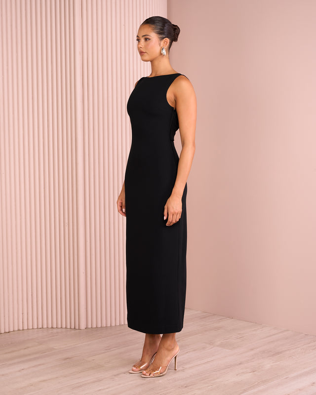 Fayth Back Knotted Maxi Dress
