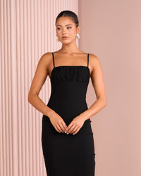 Psyche Ruched Bust Midi Dress