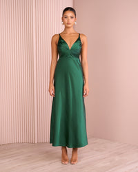Giada V-neck Maxi Dress