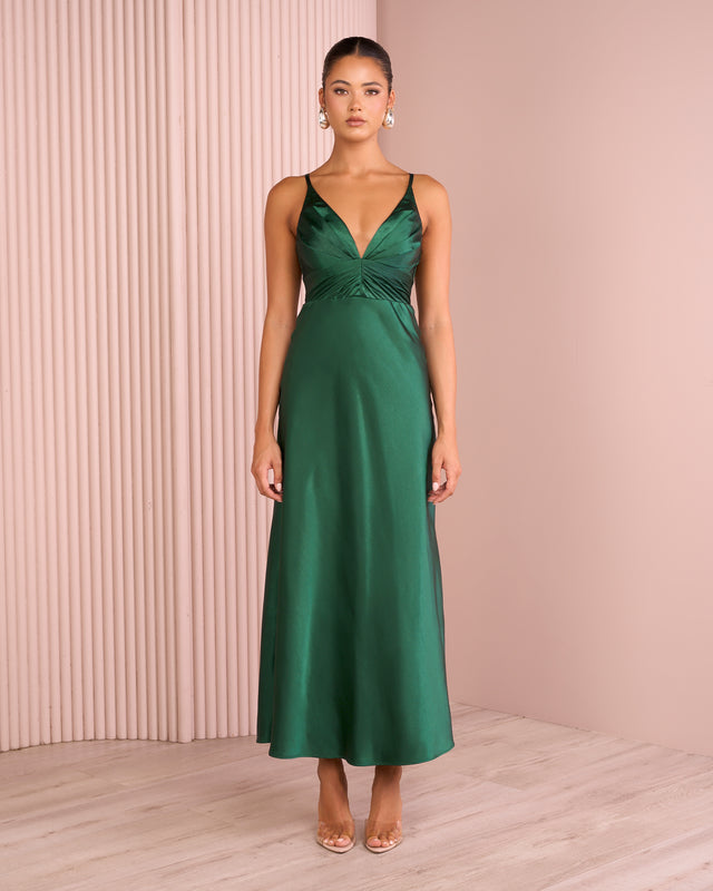 Giada V-neck Maxi Dress