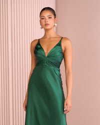 Giada V-neck Maxi Dress