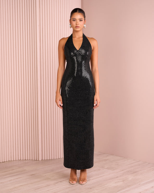 Zendaya Halter Neck Gown