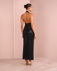 Zendaya Halter Neck Gown